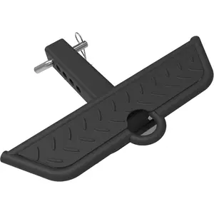 2 Inch Receivers Trailer Hitch Step for Truck Tow Tailgate Pickup Truck Hitch Bumper Guard Black 17.3 inch