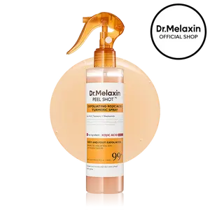 [Dr.Melaxin Official] Peel Shot Keratin Care Kojic Acid Turmeric Spray 200ml Pore Clearing Exfoliating Formula Skin Repair Scrub