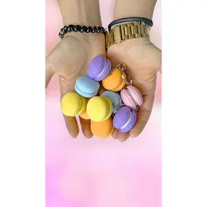 3D Printed Macaron Fidget Keychain – A Sweet and Interactive Treat! 🍬✨ collectible keychains