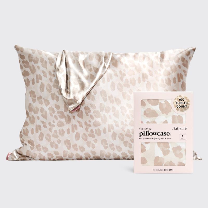Kitsch Satin Pillowcase in Leopard Kitsch Satin Pillowcase in Leopard