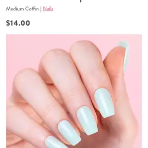 Red Aspen Nails - Medium Coffin Shape, $14.00, Perfect for Everyday Use
