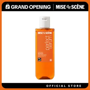 Perfect Serum Original Shampoo |  Mise En Scène | Korean Hair Care for Damaged Hair, with Moroccan & Jojoba Oils, Glossy Shine | Available in 2 Sizes