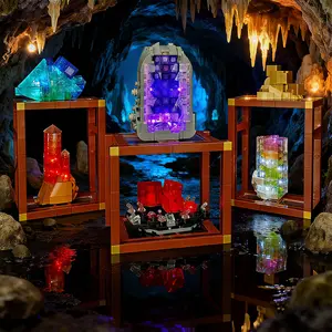 LYBMTWF LED Lighting Kit for LEGO 21362 Building Block Model Lighting"Mineral Collection" Set (Model Not Included) — Atmospheric Lighting