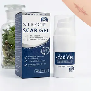 Advanced Silicone Scar Gel - HelpsFlatten & Fade Scars, For Surgical, C-Section,Stretch Marks & Old/New Scars (30g)
