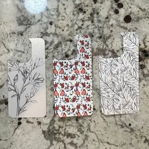 Phone Case Insert Trio with Phone Case- Secret Garden