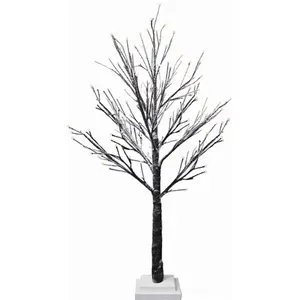 212 MAIN G.Debrekht Holiday Splendor Tree Shape Glass Lighted Tree - 28 in., 30L, Ornaments, Decoration, LED Lighting, Holiday Decor, Plug-in Unit Festive Home Decorations