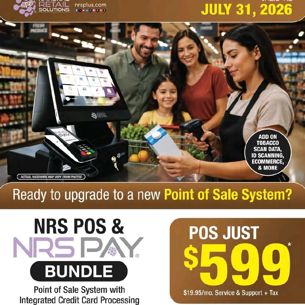 NRS Point of Sale (POS) System for Gas Stations, Convenience (C) Stores