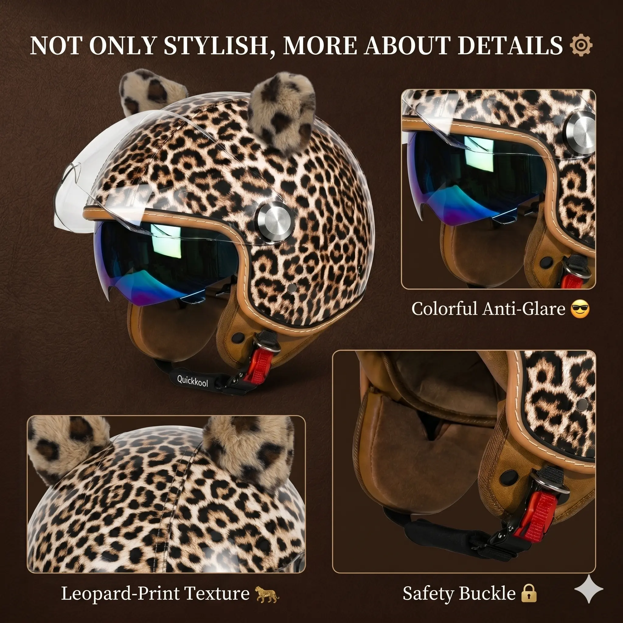 bluetooth motorcycle helmets leopard leo-727 BL-A4 Anti-fog Visor Flip up Motorbike Helmet Dual-Speaker Headset,Hands-Free - Matt Black/Pink XL (61-62cm) The KYT TT X-297 HELMET - SNOW LEOPARD