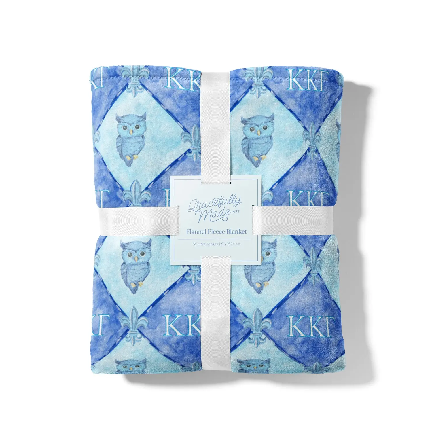 Kappa Kappa Gamma Flannel Fleece Blanket