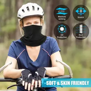 Unisex Lightweight Breathable Sports Mask, UV Protection Full Face Neck Cover, Ideal for Outdoor Activities, Cycling, Fishing, Football
