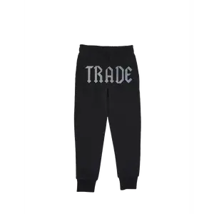 TRADE RHINESTONE JOGGERS BLACK
