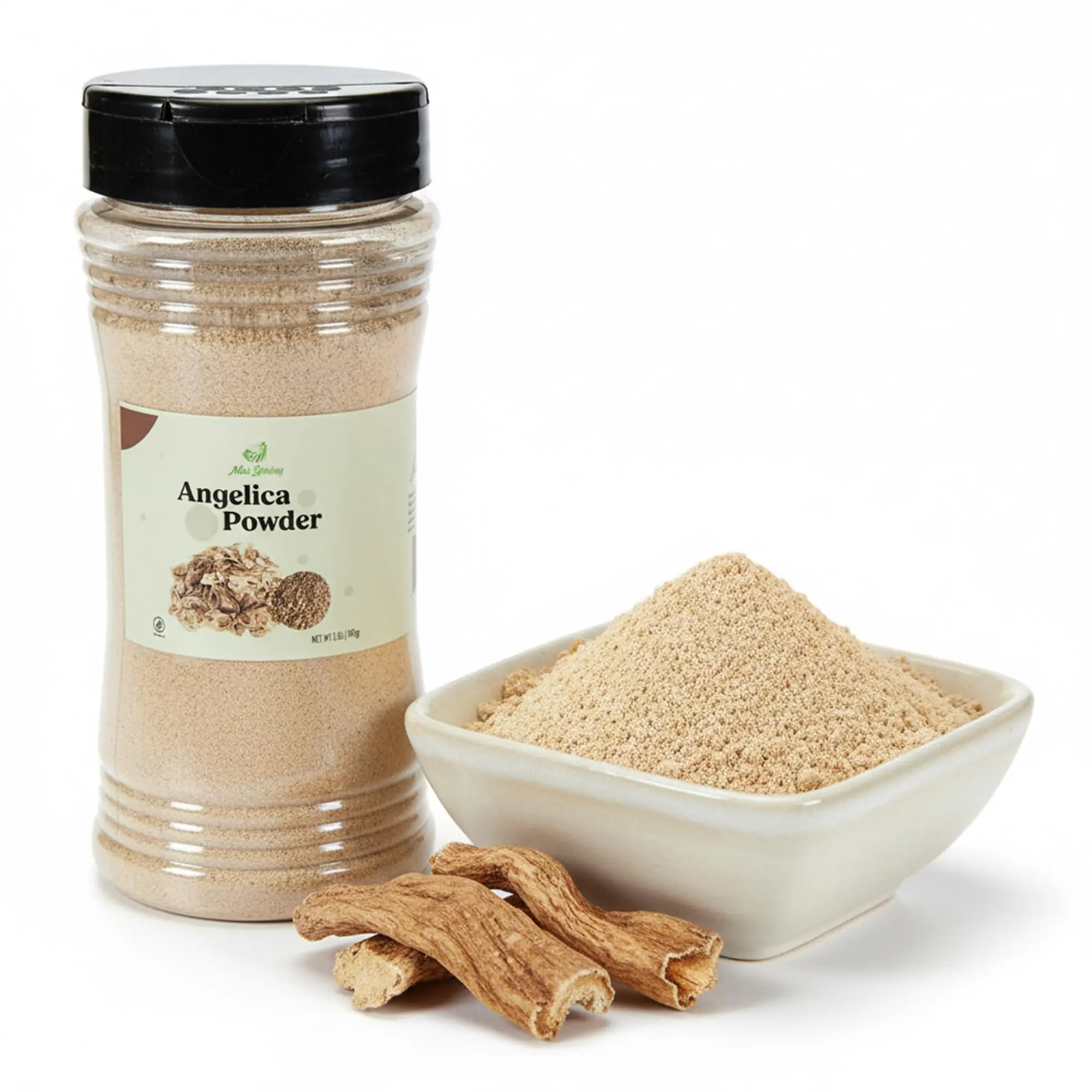 Miss Spring Angelica Root Herb Powder - No Additives or Preservatives - Rich Herbal Flavor - Pure Angelica Sinensis (Dong Quai) For Herbal Teas, Chinese Soups, Sweet & Savory Recipes, 5 Oz (141g)