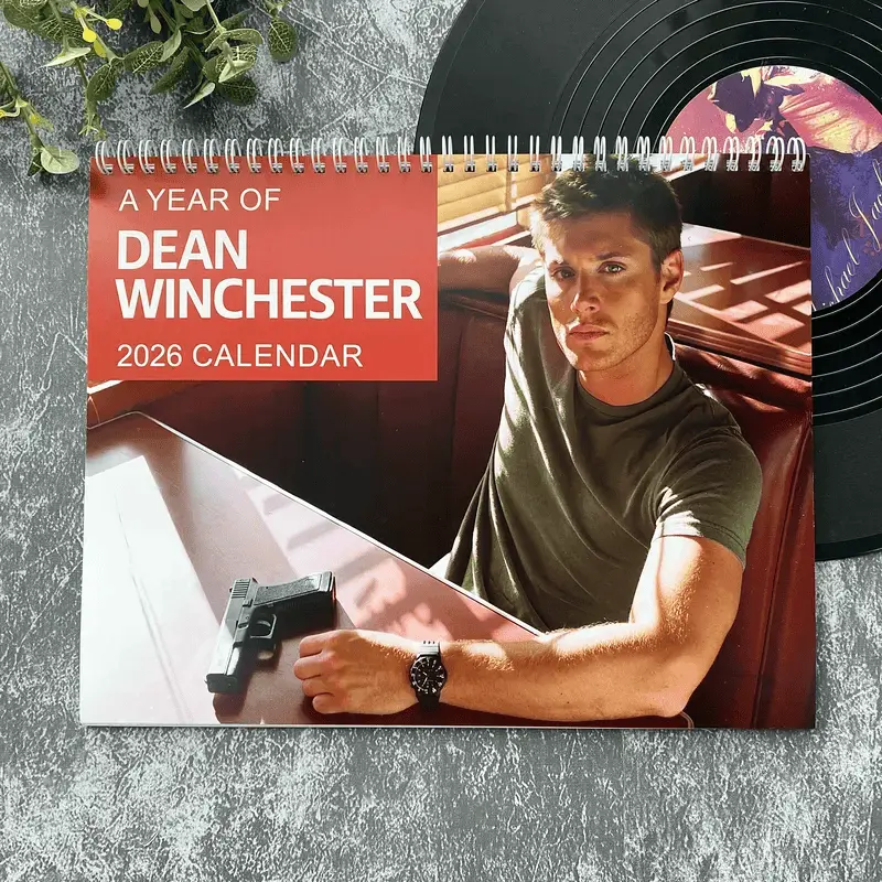 Supernatural Calendar 2026 2027, Supernatural Desktop Calendar, Sam & Deann Winchester Calendar, TV Show Inspired Desk Decor , Fan Gif