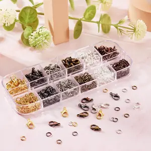 1 Set of Multi-color Jump Rings and Lobster Clasp Kit - Jewelry Discovery Set for DIY Jewelry Making, Craftsmanship, and Repair