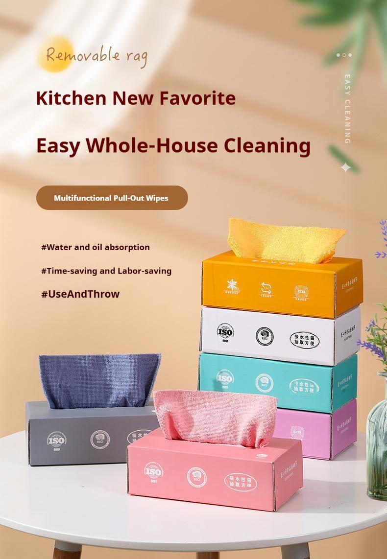 Boxed Cleaning Cloths (Pack of 20) — 7.9" x 7.9" Reusable Wipes for Keyboards & Computers — Edgeless, Overlocked Terry Fabric — Small Household & Kitchen Towels (Gray & Pink) — Microfiber Dishcloths
