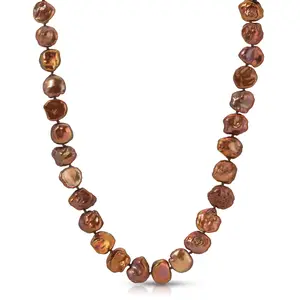 Mocha Keshi Pearl Necklace