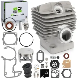 56mm Big Bore Cylinder Piston Gasket Kit for 064 066 MS640 MS650 MS660 Chainsaws Replace for 1122 020 1209, 1122 020 1211