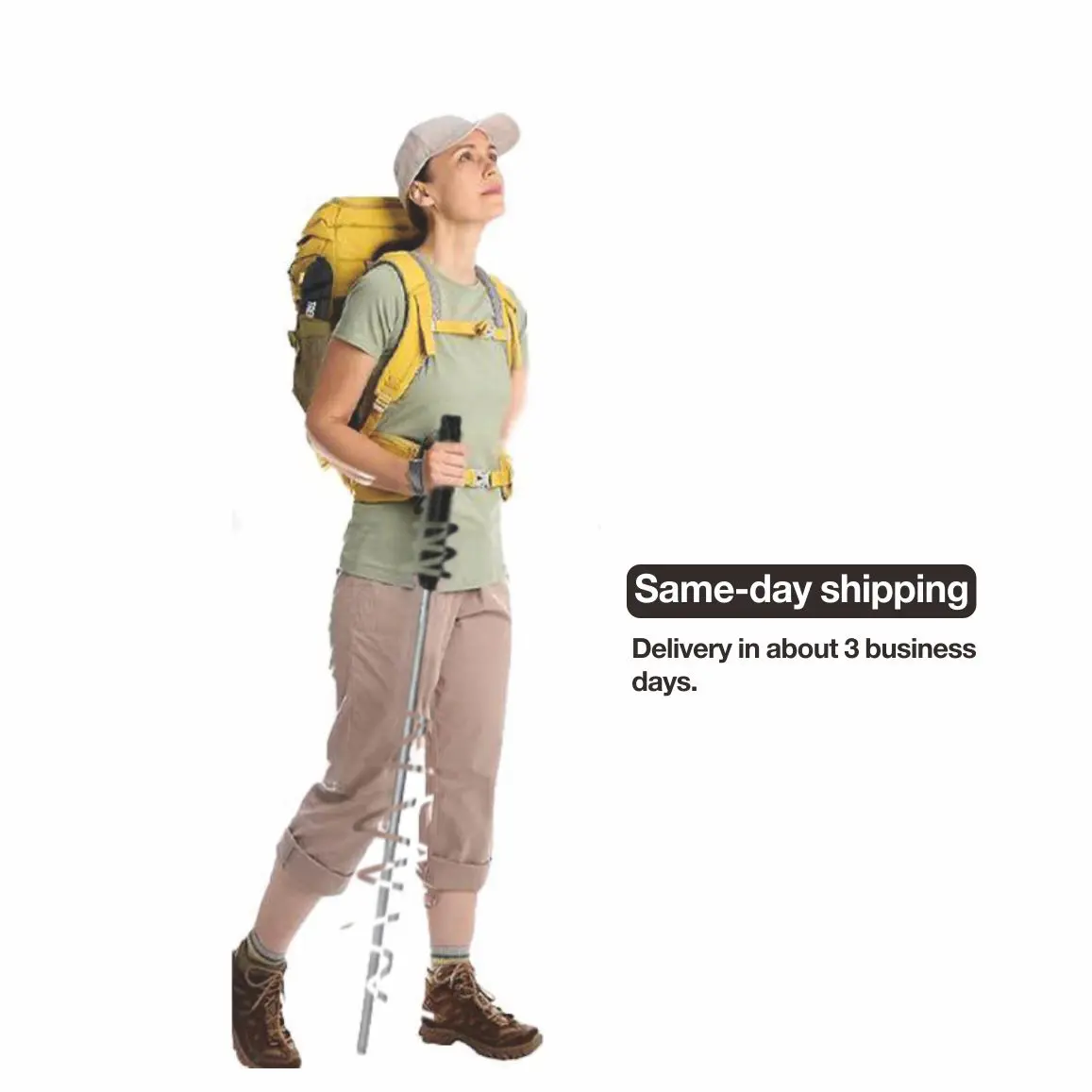 Shipped The Same Day,TikTok Outdoor Hiking Tools，A Very Practical Gift For Your Father or Wife.
