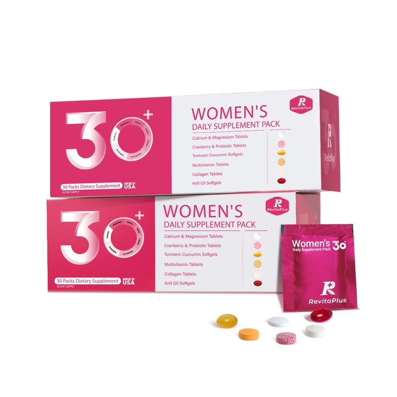 RevitaPlus Beautypack Women’s Daily Supplement | Multivitamin, Calcium ...