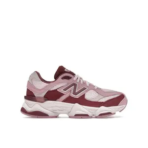New Balance Kid's 9060 Pink Granite Washed Burgundy Shoes, from StockX