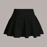 Women's Solid Plicated Stretch Skirt, Elegant Fashion Casual Short Tennis Skirt for Daily Outdoor Wear, Ladies Bottoms for All Seasons