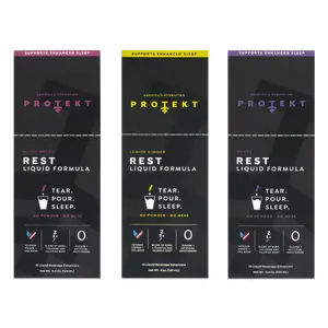 PROTEKT Sleep Aid | GABA L Theanine Supplement | Melatonin Free Sleep Aid for Adults | Valerian Root for Sleep Support & Restful Night