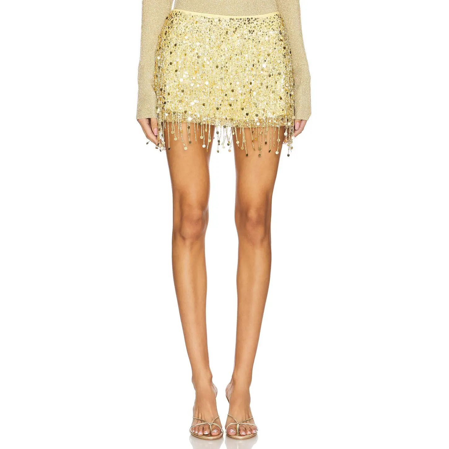 ASTA RESORT Yasmin Hand Beaded Mini Skirt in Gold - TikTok Shop ASTA RESORT Yasmin Hand Beaded Mini Skirt in Gold - TikTok Shop