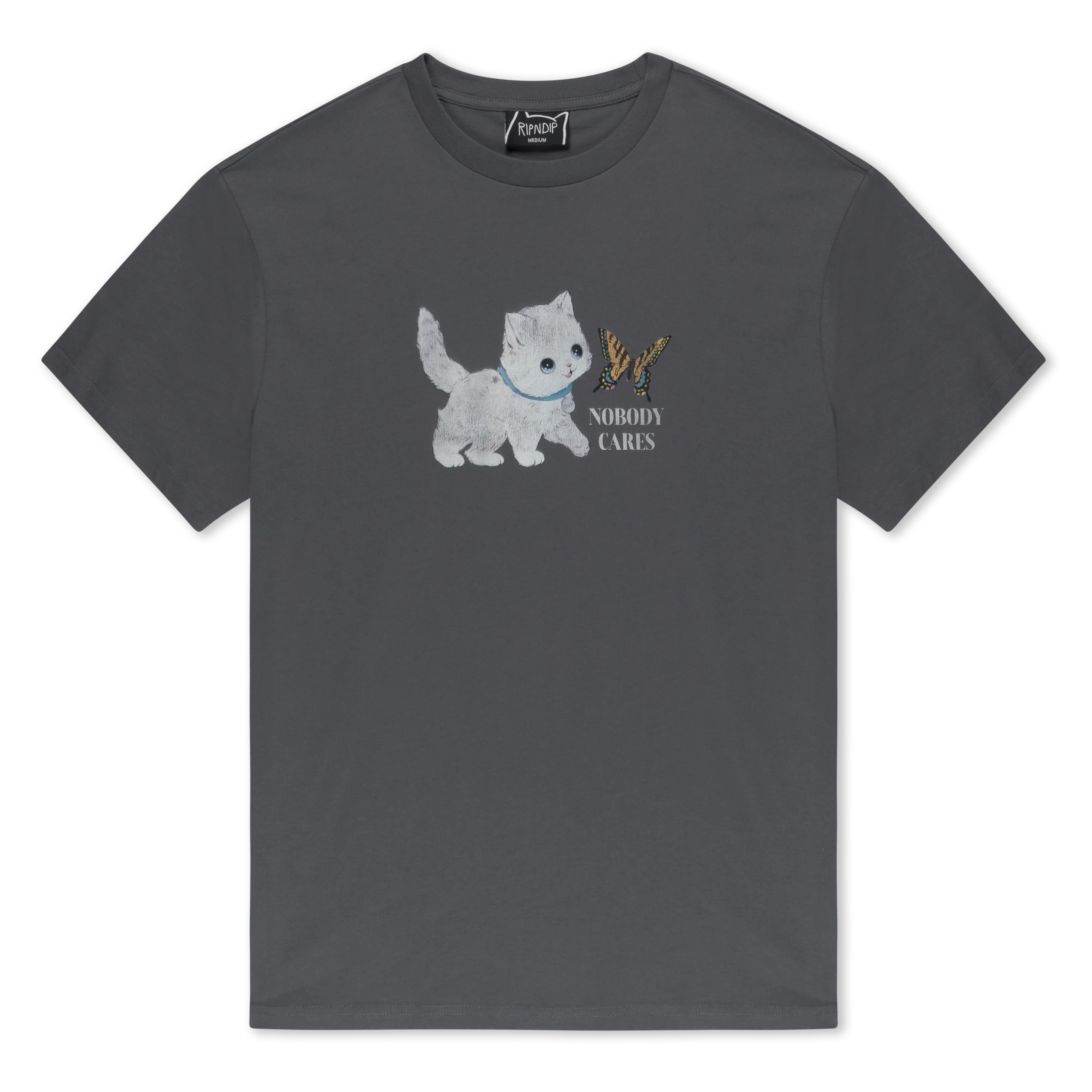 Nobody Cares Tee (Charcoal)