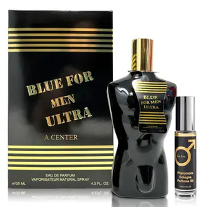 Men's Cologne Set Blue for Men Ultra 100ml Eau de Toilette  | Italian Bergamot,Iris,Vetiver, Cedarwood Fragrance | Long Lasting Fresh & Sophisticated Scent for Men Gift