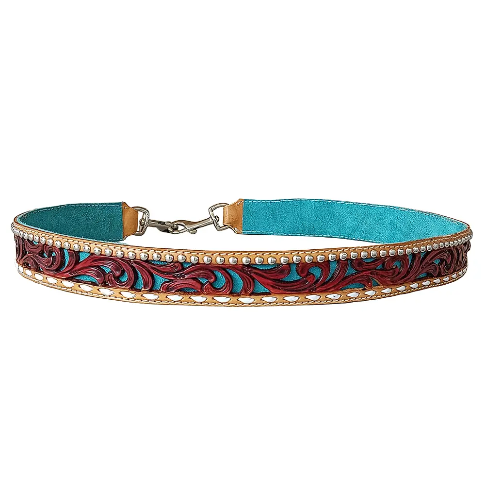 American Darling Hand Tooled Genuine Leather Crossbody Handle Strap for Bags Wallet Purse Clutch