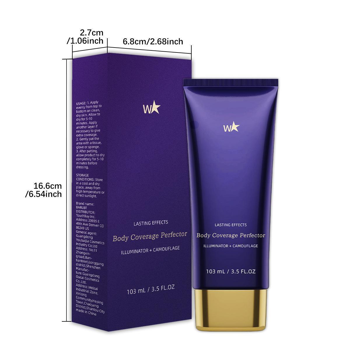 Instant Tattoo Camouflage Cream | Waterproof & Sweatproof Body Coverage for a Seamless, All-Day Look