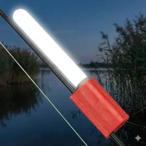 Glow-in-the-Dark LED Fishing Float Set for Night Fishing, High Sensitivity Electronic Bobber, Durable Night Fishing Gear with Clear Signal Alert, Perfect for Stream Lake Ocean Freshwater Fish