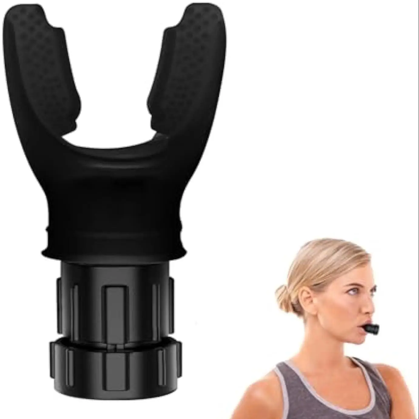 Portable Breathing Training Equipment, 1 Set Silicone Breathing Training Tool, Easy to Use, Breath Training Tool For Home Gym, Sports & Outdoor Access