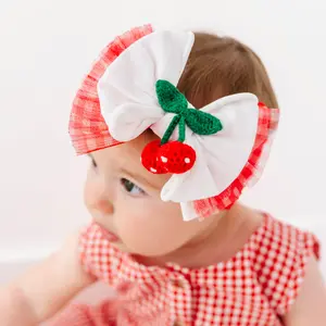 Baby Bling Bows Fruit Collection Adorable Fruit Theme Bows for Baby Outfits Cute and Appealing for Summer Fashion