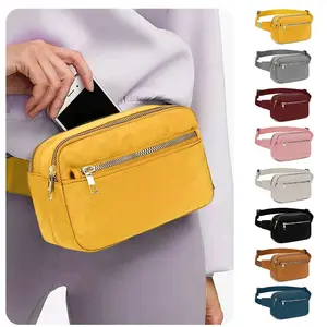 Multi-Pocket Waterproof Waist Bag – Adjustable Crossbody Bag with Large Capacity