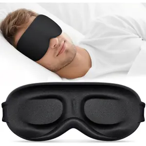 Men's and Women's Sleep Mask -100% Light Blocking Sleep Eye Mask -3D Soft Sleep Mask Suitable  Side Sleepers - Zero Pressure Eyelash Extension Eye Mask - Light Blocking Mask Suitable  Essential Airplane Travel, Black Portable Ice Cleats for Winter Sports