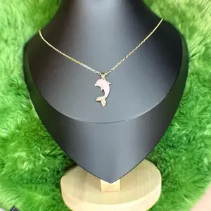 Dolphin Necklace, Stylish Animal-Themed Jewelry for Casual Wear