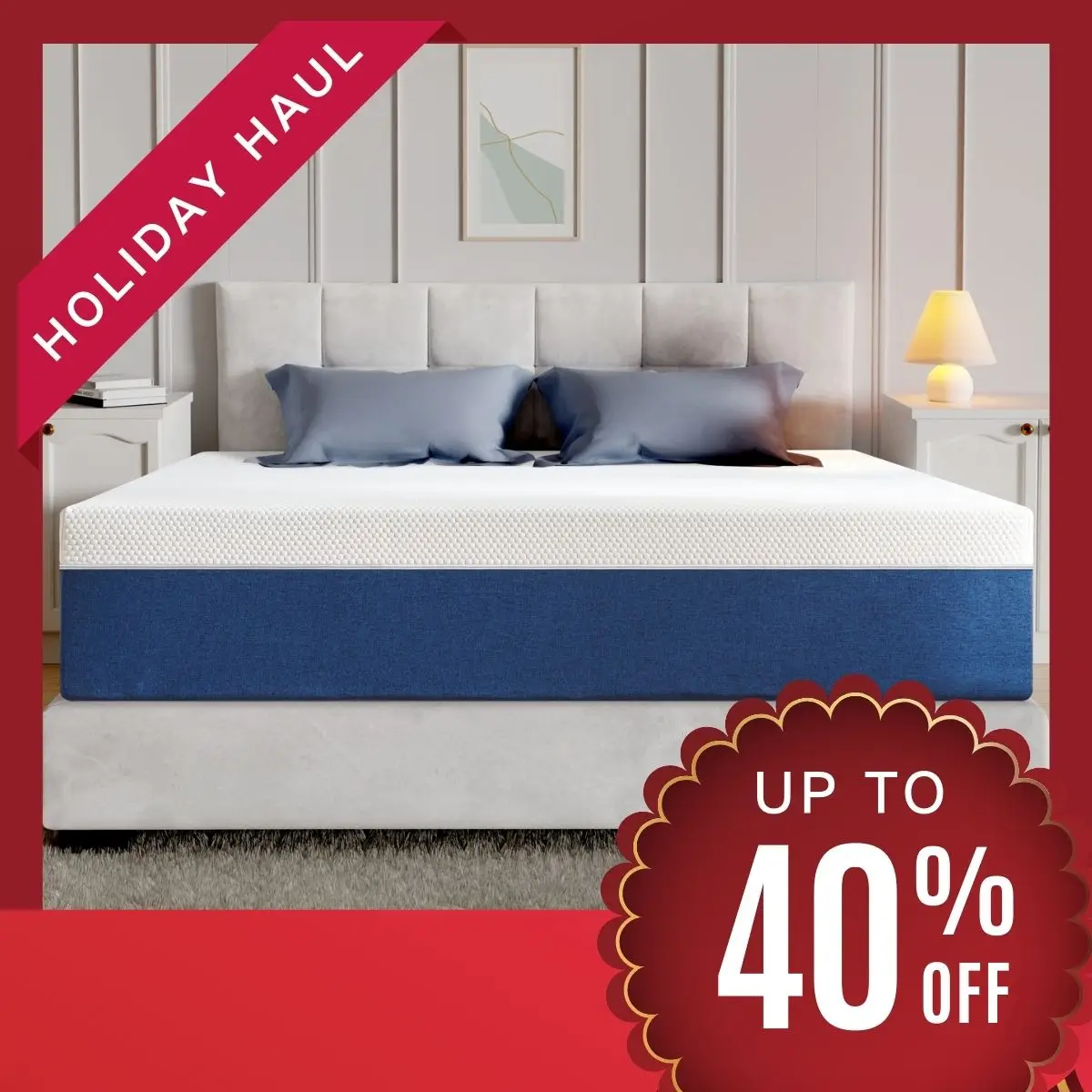 Twolike Memory Foam Mattress, Gel Mattress Bed in a Box, Medium-Firm, Fiberglass Free, Washable Cover, 10 inch 12 inch Twin Full queen king