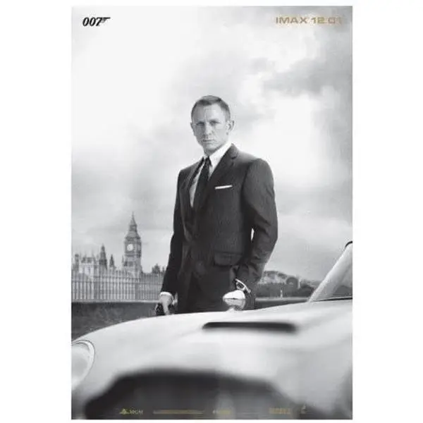 Skyfall - James Bond 13.5"X20" Original Promo Movie Poster Imax Version Mint 007