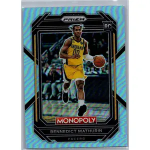 2022-23 Panini Prizm Monopoly #36 Bennedict Mathurin Light Blue #/199