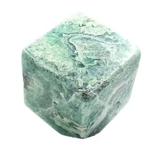 Fluorite Crystal Cubes – Sculptural Accent Stones in 7", 5", and 4"
