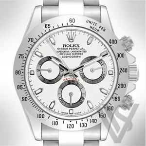 Rolex Daytona Steel Bezel - White Index Dial - Oyster Bracelet