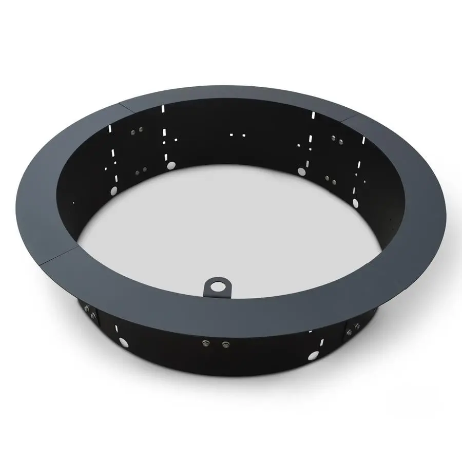 Round Steel Campfire Fire Pit Insert - Black - 31 in. - Durable Design