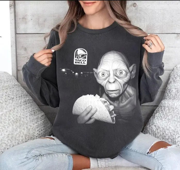 Lord Of The Rings Taco Bell is the Gollum of restaurants T-shirt, Unisex Shirt, Funny LOTR Shirt, Menswear, Hoodie, Sweatshirt