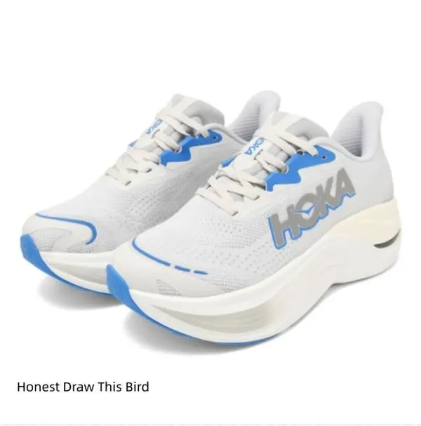 Breathable Mesh Sport Sneakers Light Grey & Blue Cushioned Thick Sole Running Shoes Lightweight Non Slip Workout Footwear For Men Women