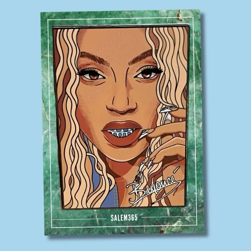 SALEM365 Art Book Enamel Pin Featuring Iconic Design with Signature Style