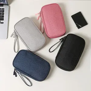 Electronics Organizer Case Portable Waterproof Shockproof Travel Pouch for Hard Drive Charger Power Bank Cables