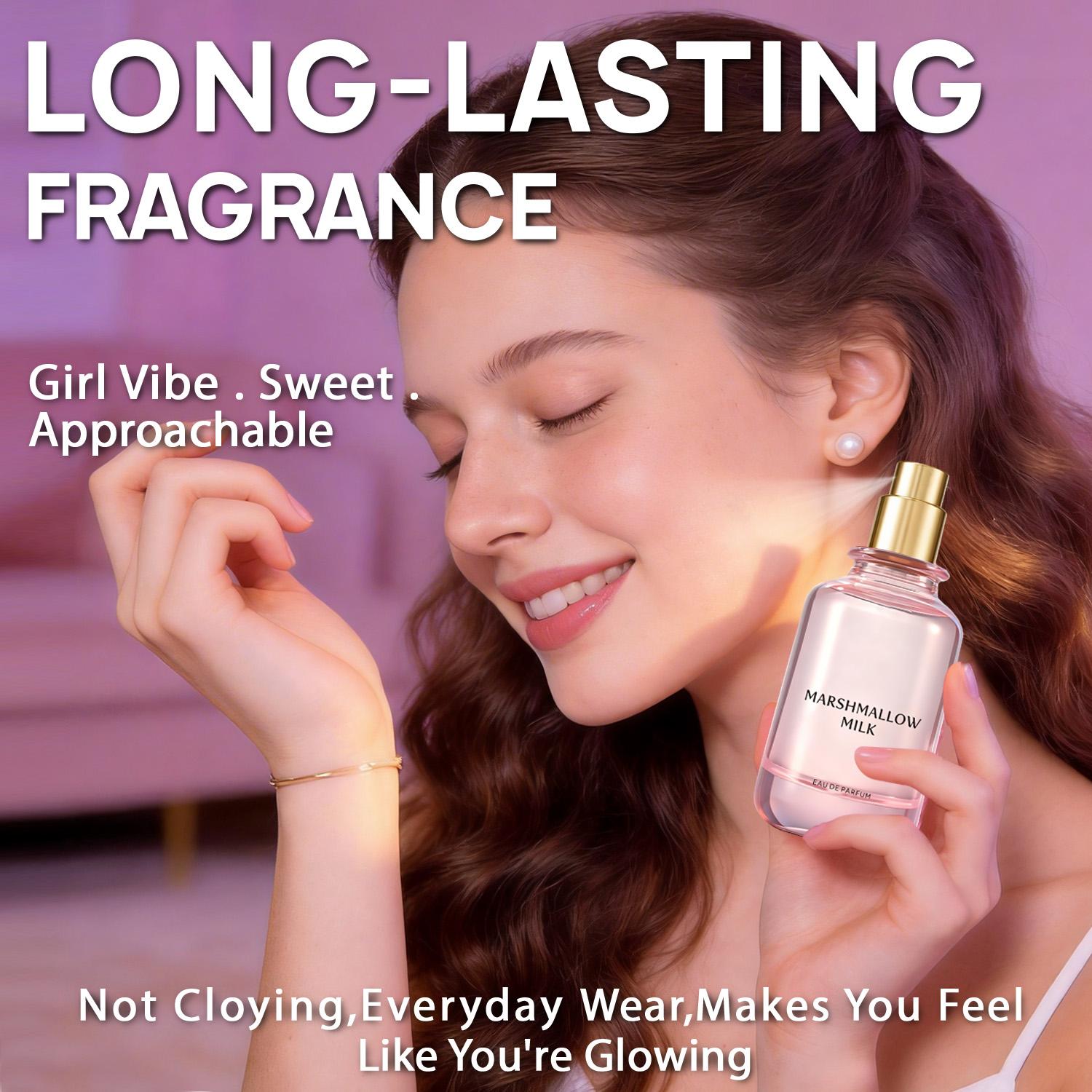 Marshmallow Milk Eau De Parfum 58ml (1.96 oz)  – Women’s Perfume, Long Lasting Fragrance, Premium Gift