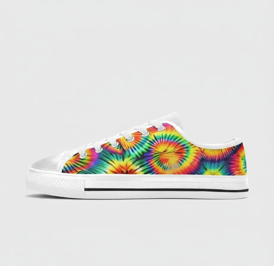 MEN'S Rainbow Tie Dye Shoes | Freaky Shoes®