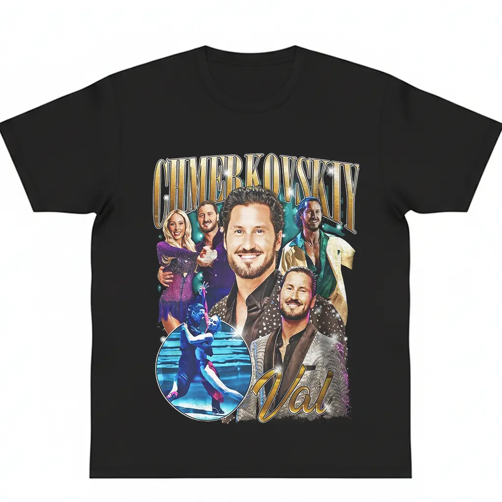 Val Chmerkovskiy Dwts Dancing with the Star North America Tour 2026 graphic tees Shirt y2k cotton fashion Casual Classic fan Gift 90s Aesthetic Celebrity Tribute Tee